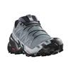 Salomon Speedcross 6 Gtx Comfortable Versatile Shock Absorbing Durable Low Top Hiking Shoes Women Hiking Shoes Blue Gray 473023