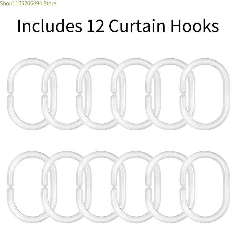 1pc Bathroom Shower Curtain, Wedding Anniversary Celebration, Valentine's Day Shower Curtain, Includes 12 Hooks, 180*180cm Bat