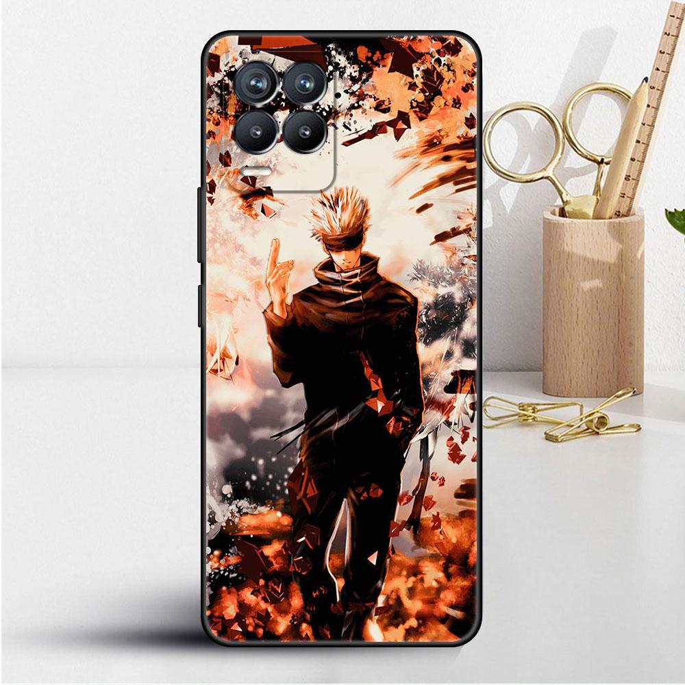 Case For Realme 8 C21y GT Neo 2 3 8i C21 7 C11 6 C12 C35 C3 GT 9 Pro C12 Silicone TPU Phone Cover Cute Jujutsu Kaisen Cool