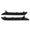 2 Stück Seitenlogo Reflektor Frontstoßstange Rauchschwarz