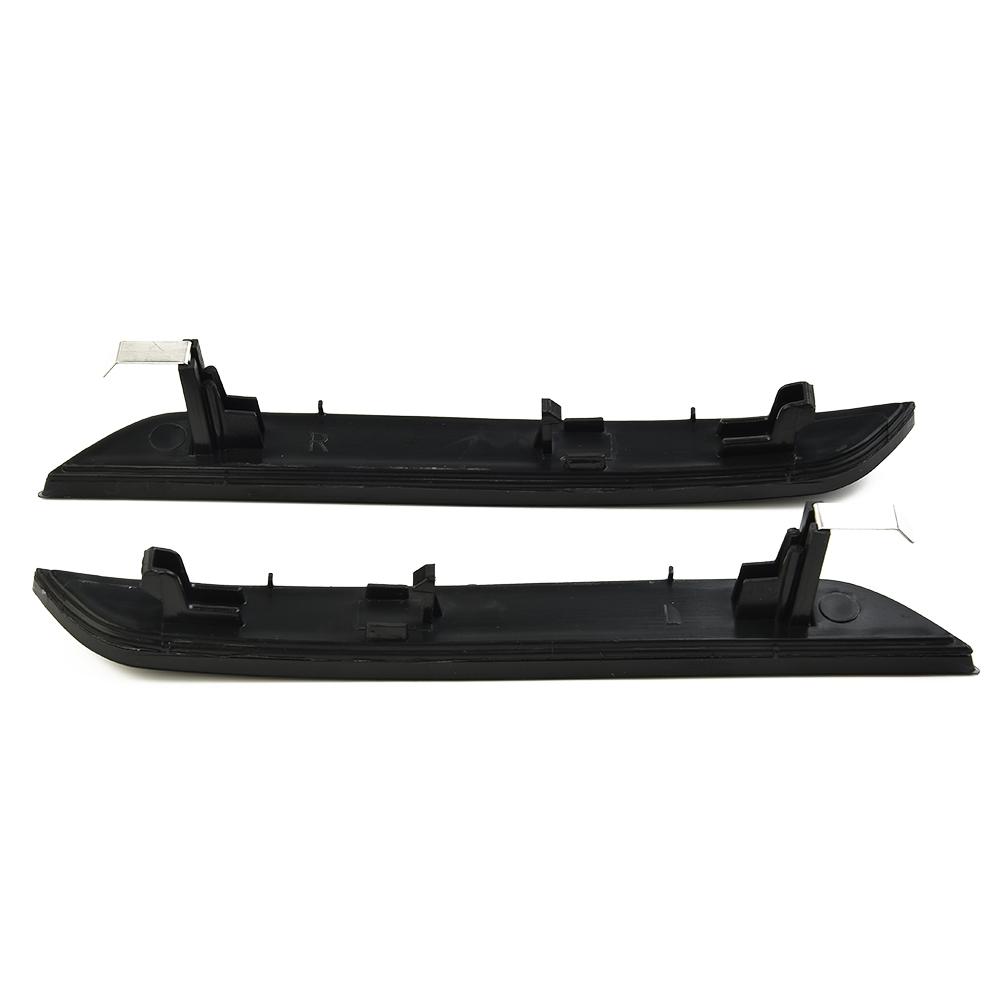 2 Stück Seitenlogo Reflektor Frontstoßstange Rauchschwarz