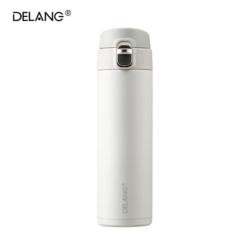 DELANG 480ml 304 Stainless Steel Insulated Pop-up Mug