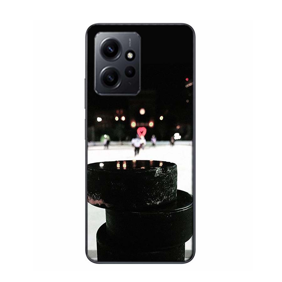 Ice Hockey Rink Phone Case For Redmi 12 13C 12C 15C 9 10 10C Note 13 Pro Plus 14 15 Pro 9T 9C 9A TPU Soft Cover Clear Cell Cases