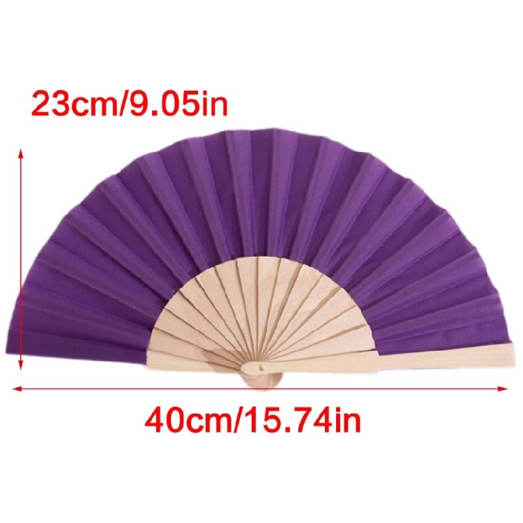 Elegant Foldable Fan With Single Color Silk Cover Practical Craftsmanship Perfect For Important Gatherings