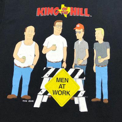 1998 King of the Hill Men At Work  Unisex Cotton Tee Size S To 4XL VN1734 Unisex T-Shirt