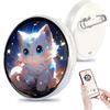 Broche d'affichage dynamique électronique Anime 1,7 pouce Écran tactile Badge électronique Anime Pour Périphériques de Jeu Pour Fans Otaku Amis
