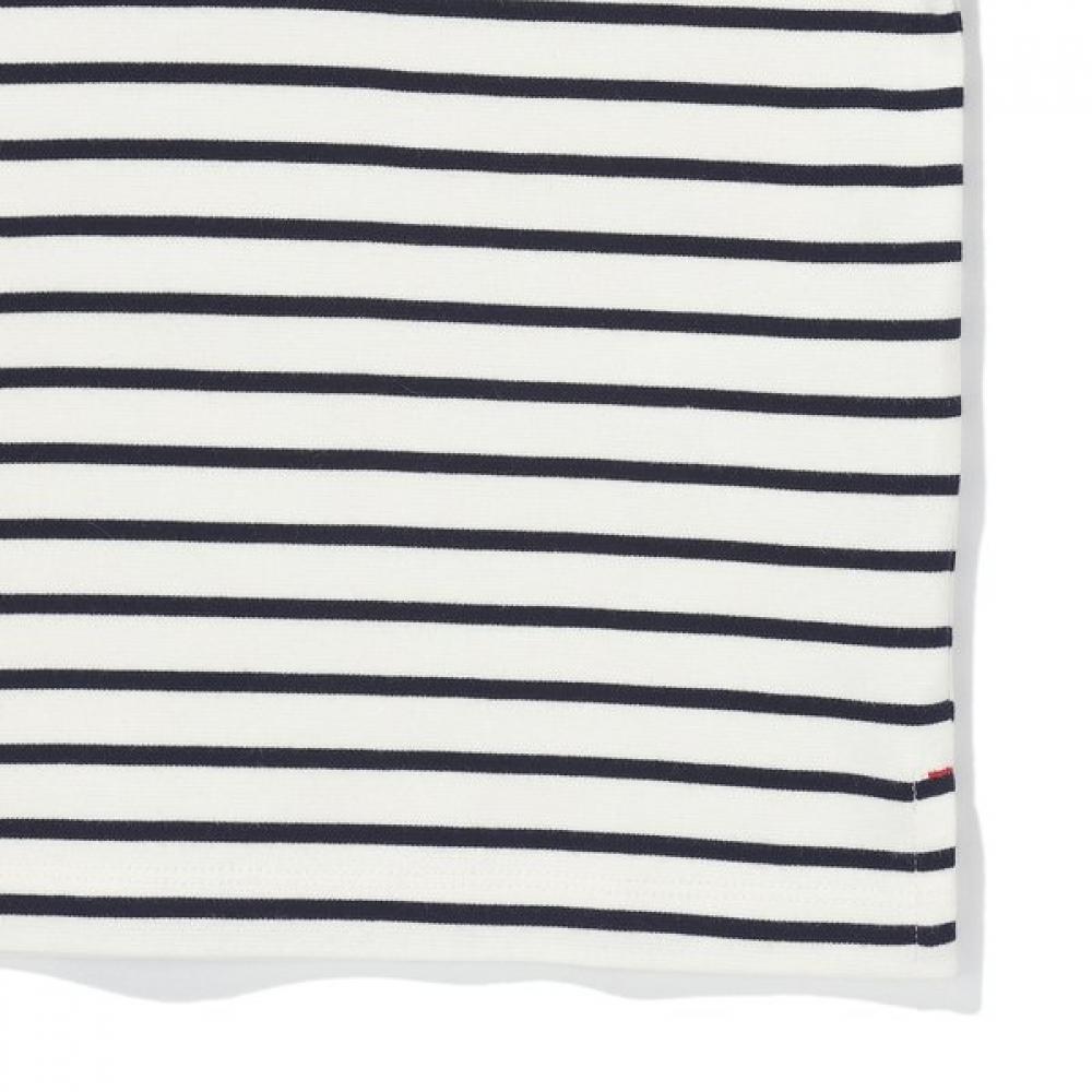 The Coffee Bean   Tea Leaf Navy STripe Long Sleeve T shirT ba13Ts02nv