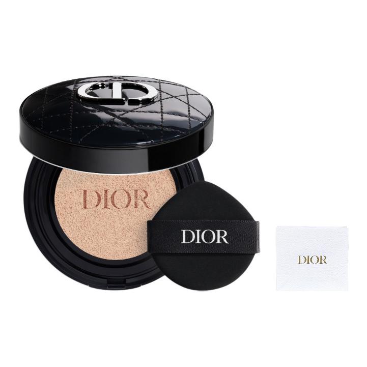 Dior Forever Skin Glow Cushion mit besticktem Cannage-Etui LSF 50 Feuchtigkeitsspendendes Make-up