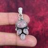 Rose Quartz Jewelry, 925 Solid Sterling Silver Pendant Handmade Gemstone Jewelry, Gifts For Wife Brand New Pendant