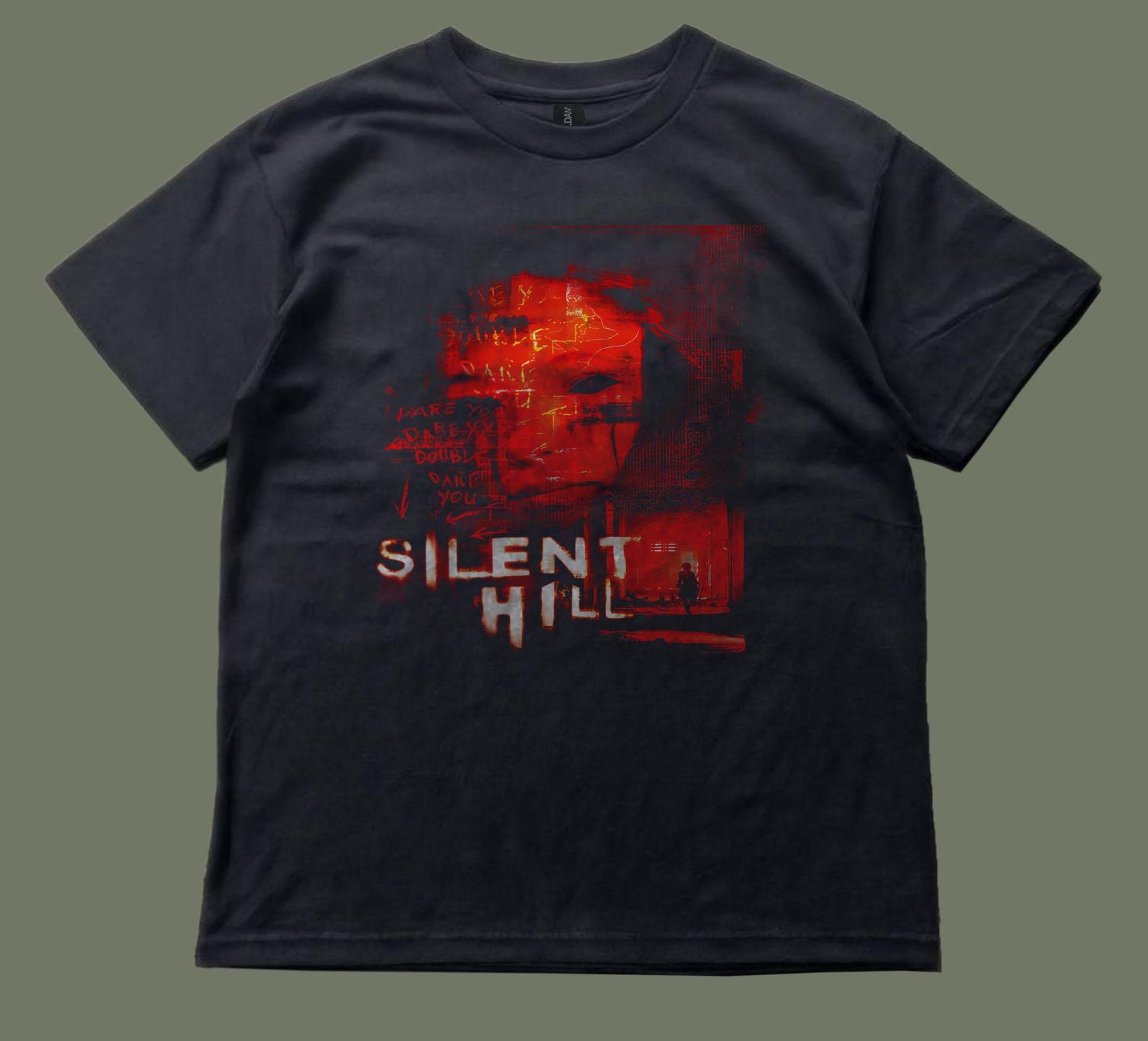 Silent Hill Black Tee,unisex,graphic tee 3XL