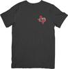 Logo ZZ Top Música Unisex Ajuste para Homens Mulheres Camiseta de Algodão de Qualidade Preta