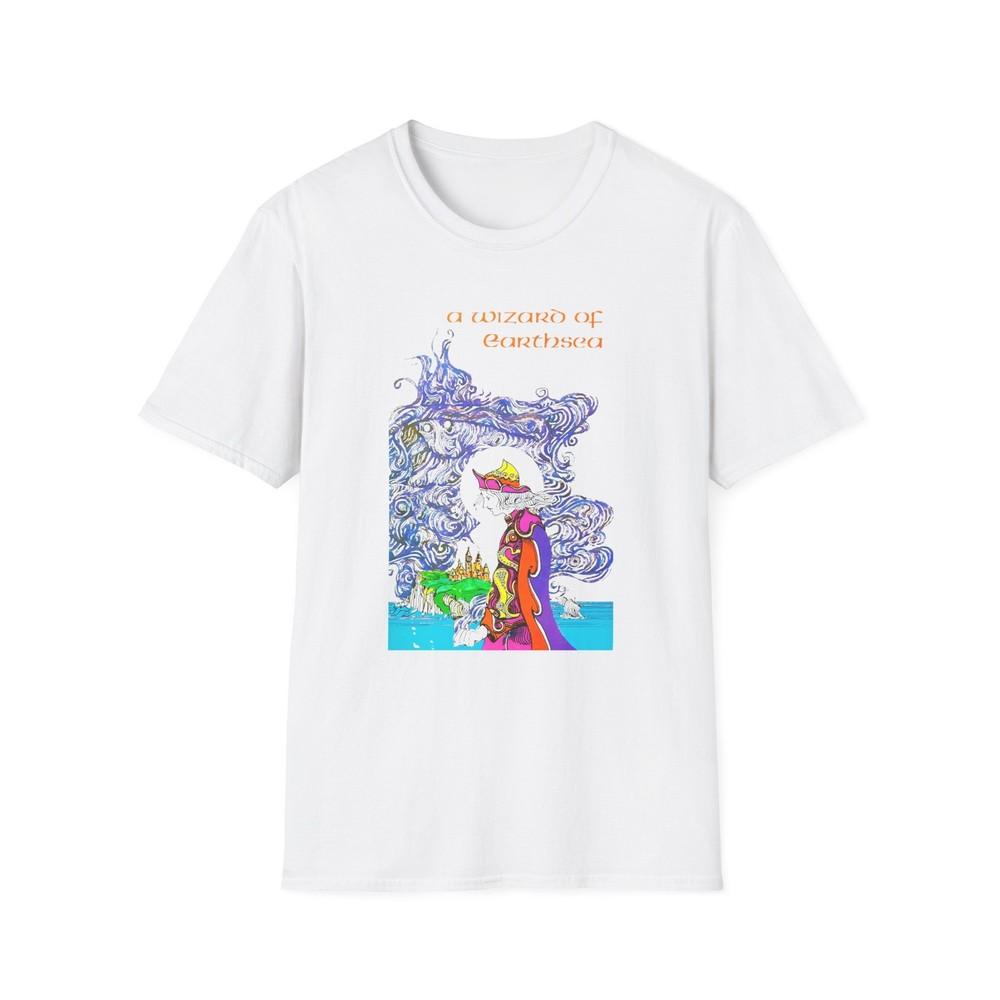 

a wizard of earthsea novel by ursula k. le guin book cover tshirt 3XL