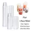50-100Pcs Clear Plastic Sauce Jars with Lids Small Sauce Cup Disposable Food Containers Sauce Pots for Kitchen Food Storage