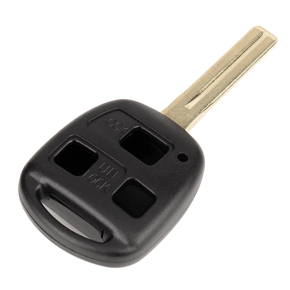 3 Button Replace Remote Control Key Case Shell for Lexus IS200 GS300 LS200 RX300