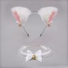 Katzenohren-Glocken-Stirnband & Haarklammer-Set - Festlicher Kopfschmuck