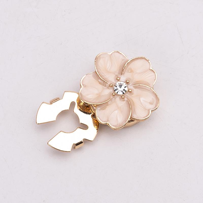 Botões de Punho e Botões de Colarinho Decorativos com Strass Coloridos