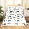 Set Copripiumino Treno Cartone Animato Treno Nero Set Biancheria da Letto Ragazzi Adolescenti Uomini Camera da Letto Singolo Doppio Copripiumino Decorazione Copripiumini