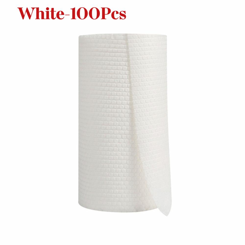 1Roll/30/50/100Sheets Thickened Dish Cleaning Cloth Disposable Lazy Cleaning Rags Home Cleaning