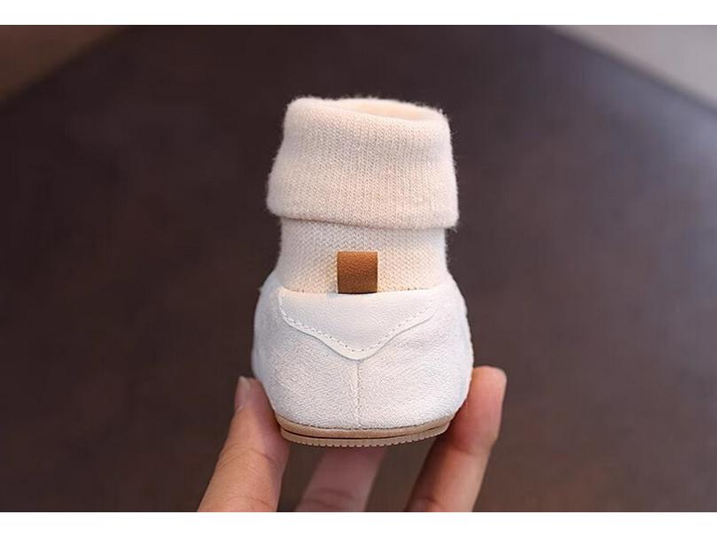 Buty dziecięce z miękką podeszwą: Antypoślizgowe obuwie na pierwsze kroki dla chłopców i dziewczynek 0-12 miesięcy