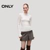 Women's Ribbed Wool Blend High-Neck Knit Sweater