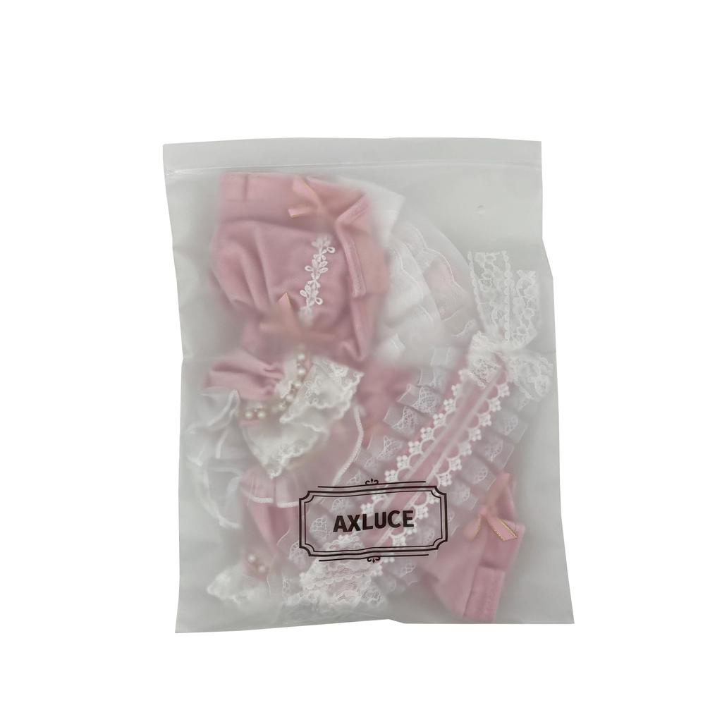 AXLUCE Linabelle Gelatoni Stella Lou Cookie Ann S size dress clothes costume plush doll not included plush clothes (red)