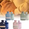 Hot Water Bottle 2l With Cover Rubber Heat Pad Pvc Water Filling Type Bags Warm