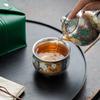 Tea Tradition Ceramic Master Cup (Gilded Silver Myriad Flowers)