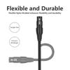 Dual Shielded XLR Male to Female Audio Cable, All Metal Gold Plated Connectors Balanced XLR Mic Cord for Microphone, Mixer, Speaker, Audio Recorder