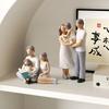 Creative Figurine Statue Desktop Decor for Living Room Wedding Gift Home Decoration Craft Art