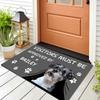 Cute Dog Entrance Door Mat, Non Slip Door Mat, Absorbent and Stain Resistant, Easy To Take Care of and Maintain