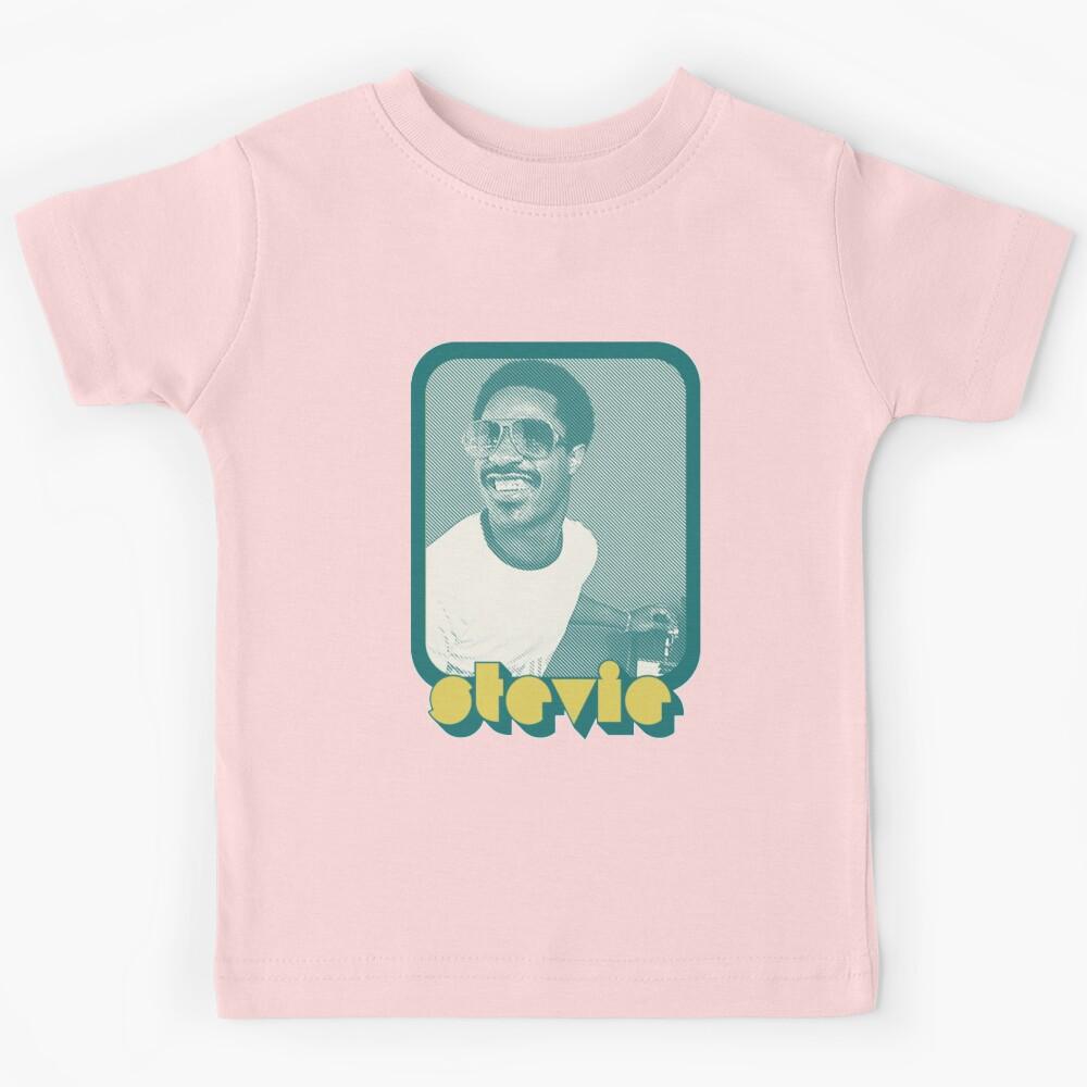 Stevie Wonder Stevie Wonder ___ Retro Aesthetic Fan Design_ Kids T-Shirt 170