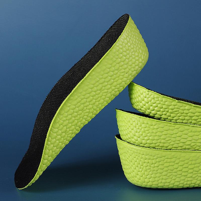 1.5-3.5CM Invisible Height Increasing Insole Orthopedic Arch Support Insole Soft Elastic Light Weight for Men Women Shoes Pads