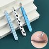 Professional Eyebrow Tweezers Stainless Steel Slanted Eyebrow Clips Makeup Tools