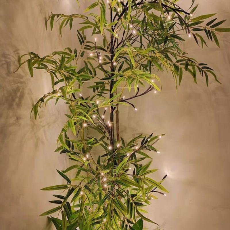 Tree Branch Lamp Bedroom Wall Decoration Willow Vine Tree Light Strip 8 Lighting Modes DIY Atmosphere Light Home Lighting