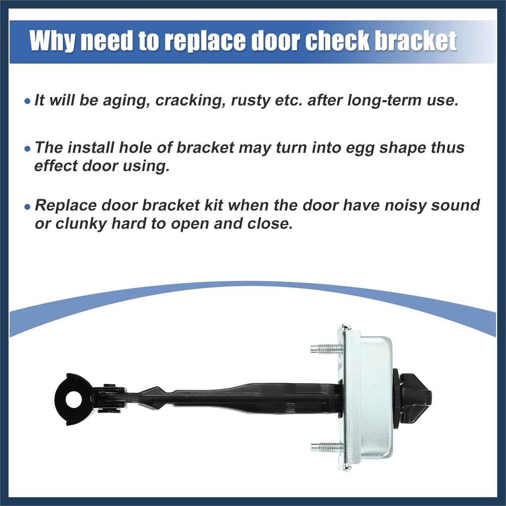 Front Door Check Stop Strap Door Check Assembly 13363546 for Buick Verano 2012-2017 Front Left Right Door Check Arm Assembly LH RH Door Check Strap