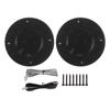2pcs Car Speaker 5in Round Universal 160W 91dB 12V Good Sound Quality Audio Tweeter for Vehicles