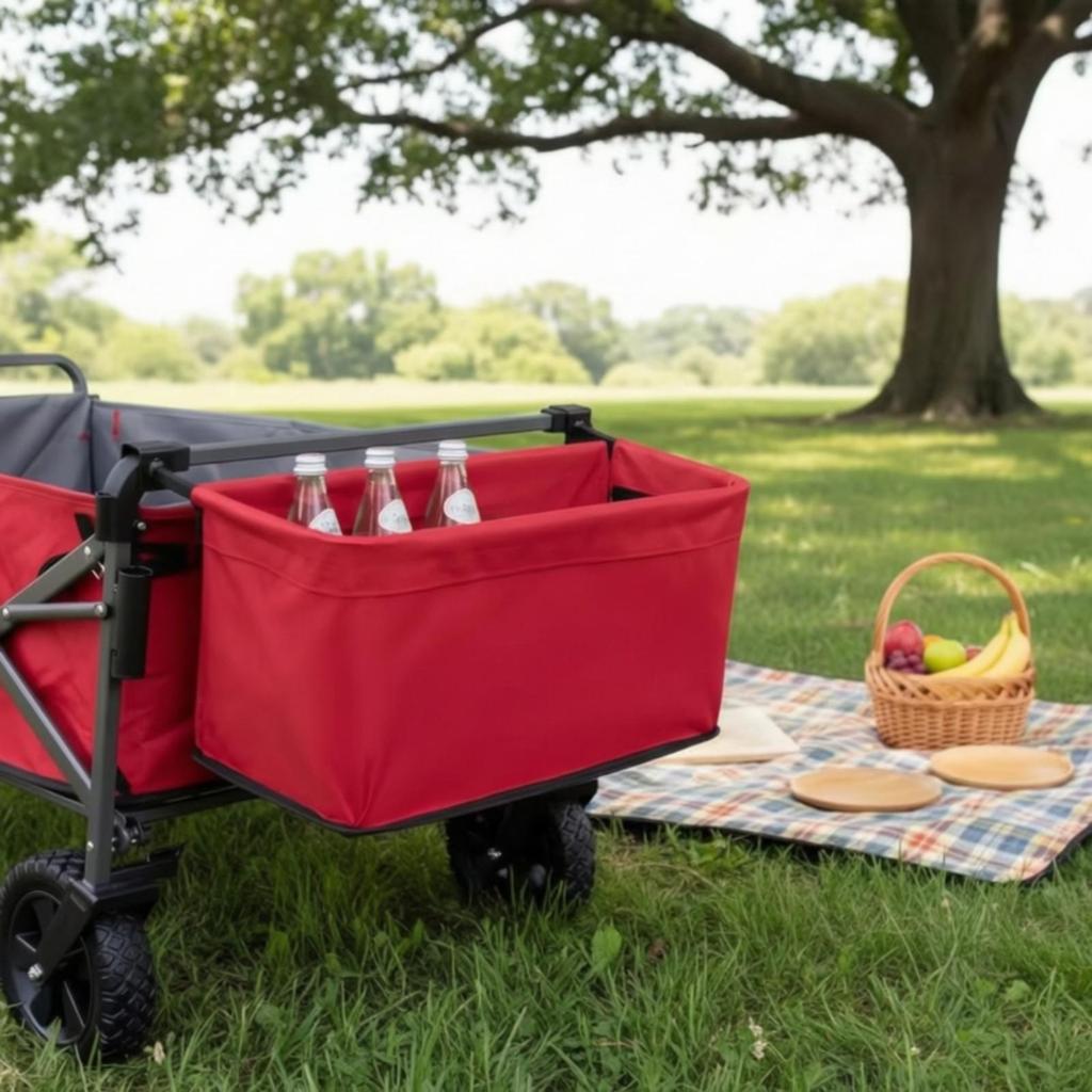 Folding Wagon Cart Storage Bag Collapsible Compact for Campers