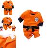 Adorable Newborn Baby Boys Dragon Ball Z Cosplay Romper Bodysuit For Halloween