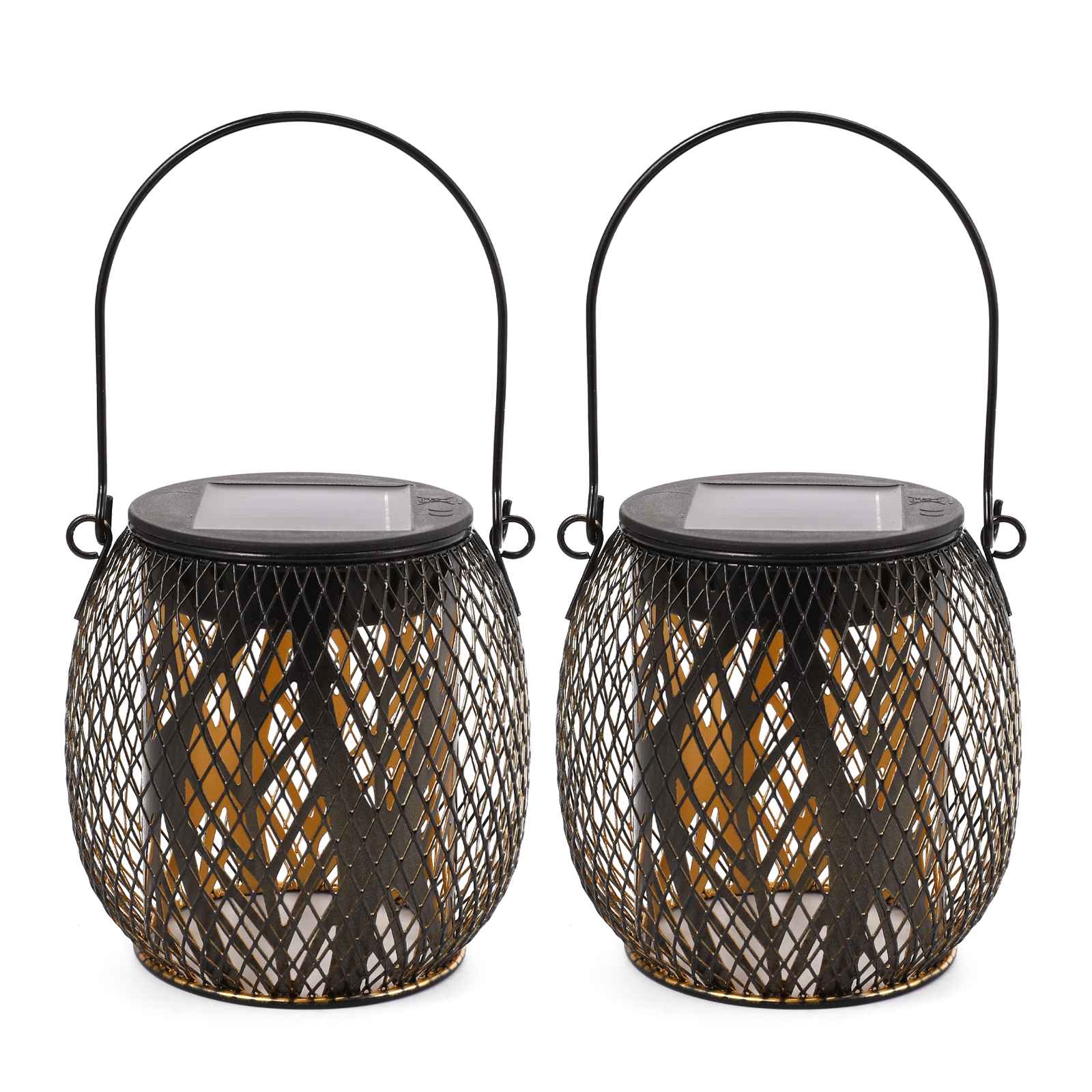 

2PCS Waterproof Garden Iron Solar LED Lights Hollow-Out Lamps Hanging Projection Lights (CE,RoHS,FCC) Leaf