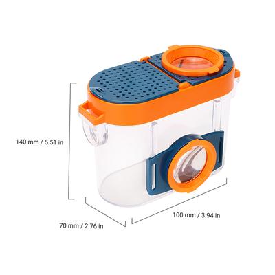 Insect Inspection Box with Magnifiers 2.6X & 4.5X Magnifications Kids Bug Catcher and Viewer