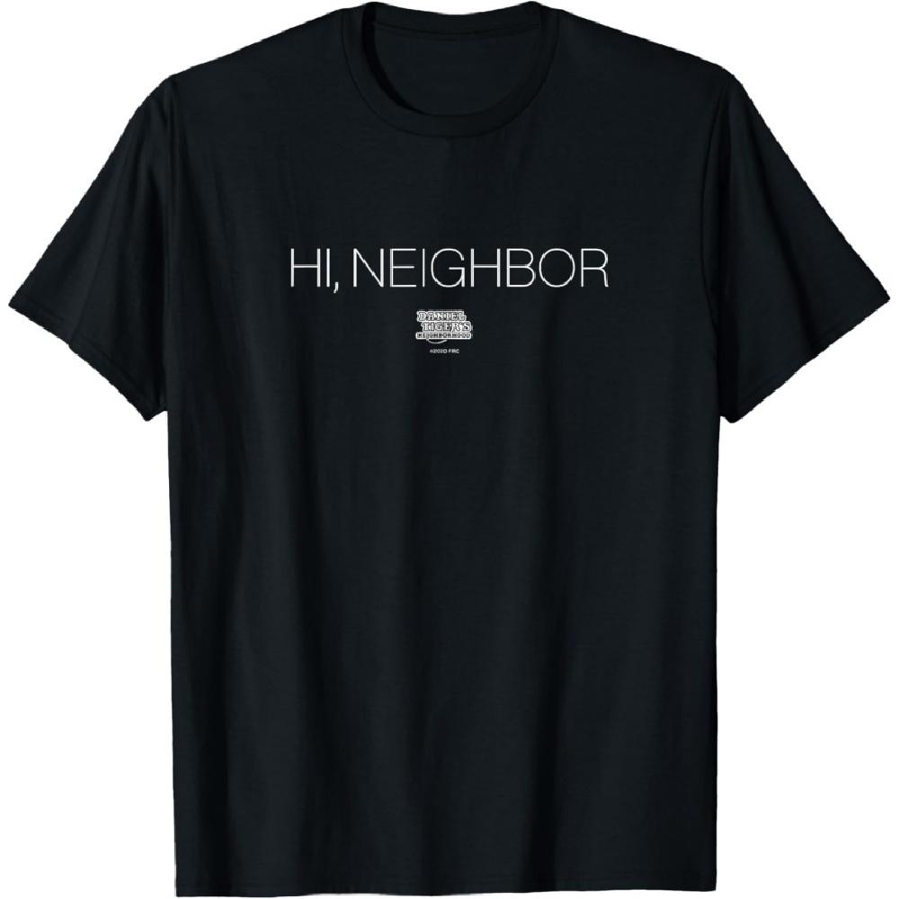 

Daniel Tiger s Neighborhood_ Hi Neighbor (Dark) T-Shirt XXXXXL чорний