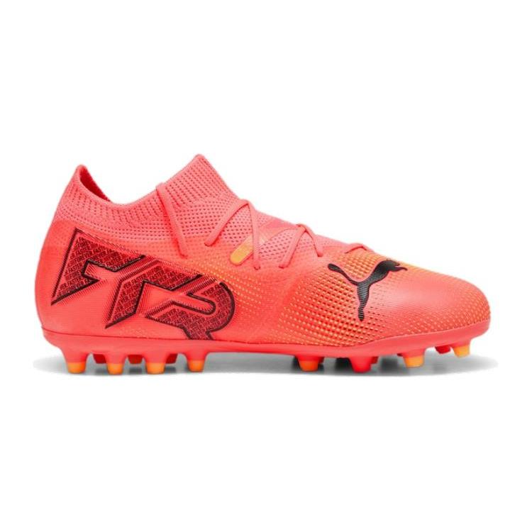 New PUMA FUTURE 7 MATCH Future 7 Match Cushioning, Wear Resistant Low Top Kids' Soccer Shoes Orange Red Kids' 107730-03
