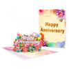 Occasional 3D Pop-up Anniversary Postcard - Another Wonderful Year