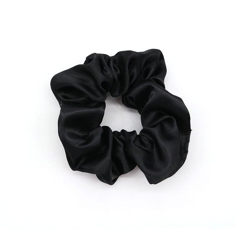 Vintage French Satin Silk Hair Tie - Retro Versatile Accessory