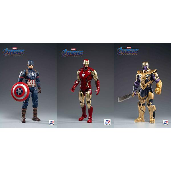 14-Inch Figure Series 3 Set - Captain America & Iron Man & Thanos by ZD Toys