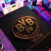 Borussia Dortmund Print Rug, Washable Floor Carpet, For Entryway Dorm Laundry Room Office Study, Home Decor Birthday Christmas Gift