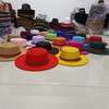 2026 Fedora Hat Winter Round Convex Flat Top Belt Accessories Rose Red Felt Jazz Hat for Men and Women Fedora Gorras