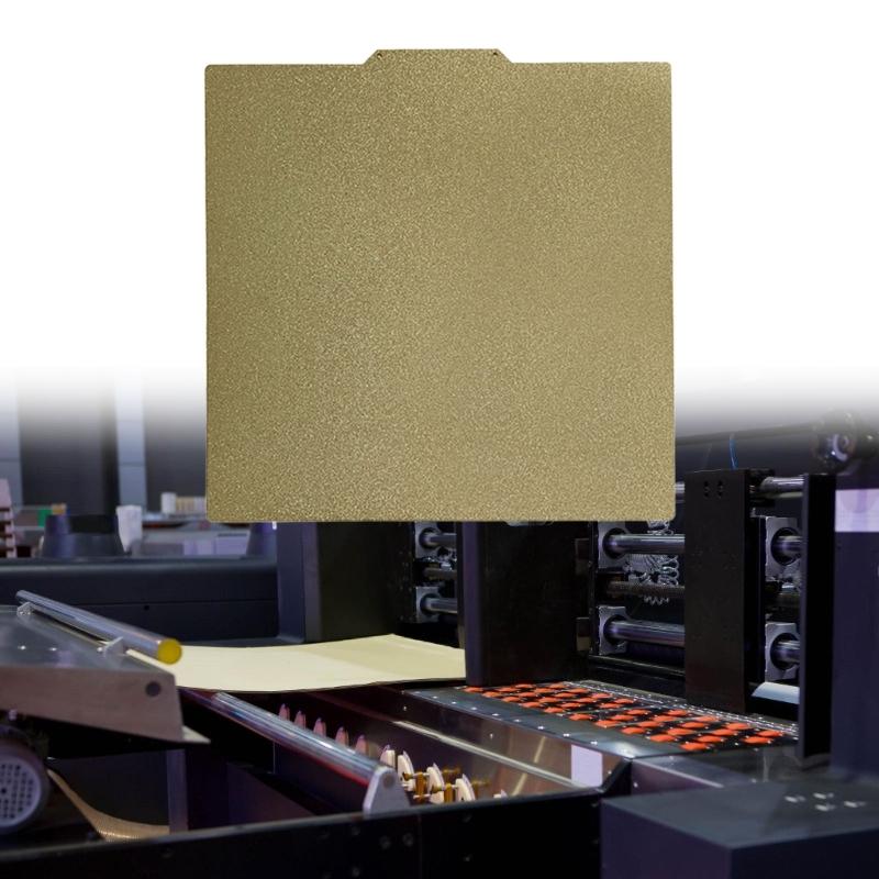 Heat Resistant Build Plate With Reversible Texture Surfaces For Printers