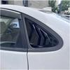 2PCS for Hyundai Elantra 2007-2010 Car Rear Window Quarter Louver Cover Side Vent Shutter Trim Scoop ABS Accessories(Carbon Look)