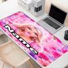 Custom Name Personalized Barbie Pattern Mousepad, Laptop PC Desk Mat, Decorative Desk Mat for Home Keyboard Pad Gift